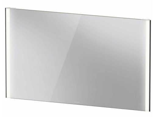 Oglinda cu iluminare LED Duravit XViu 132x80cm  senzor  IP44  negru mat