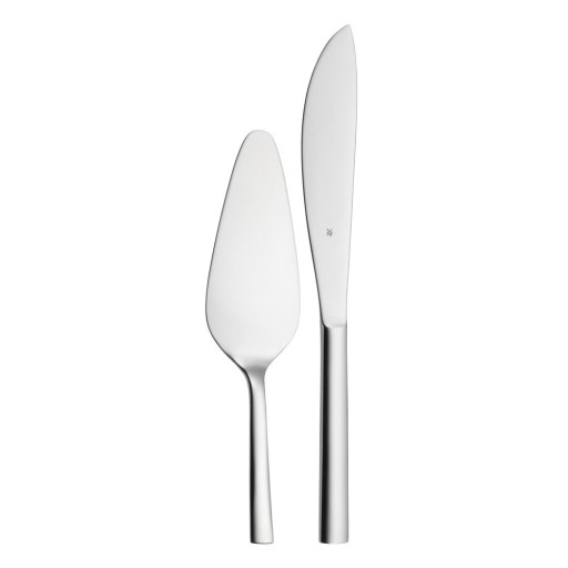 Set 2 tacâmuri din inox pentru tort WMF Nuova