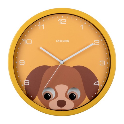 Ceas pentru copii ø 31 cm Peekaboo Dog – Karlsson