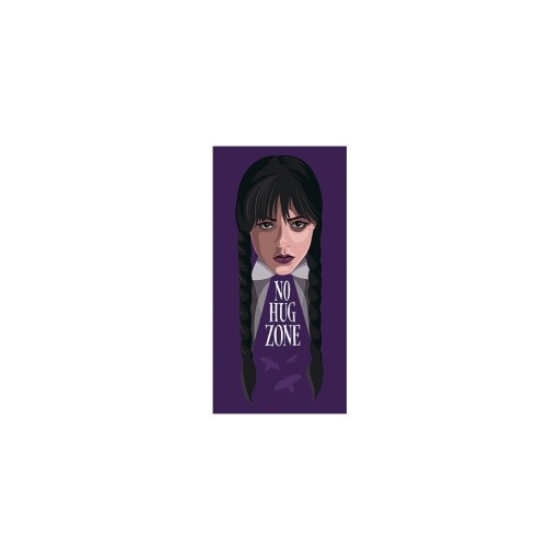 Prosop pentru copii violet din bumbac 70x140 cm Wednesday – Jerry Fabrics