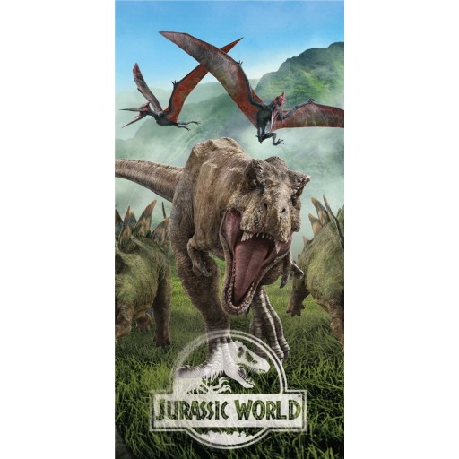 Prosop pentru copii din bumbac 70x140 cm Jurassic Park – Jerry Fabrics