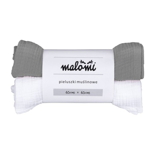 Scutece 2 buc. din muselină Muslin – Malomi Kids