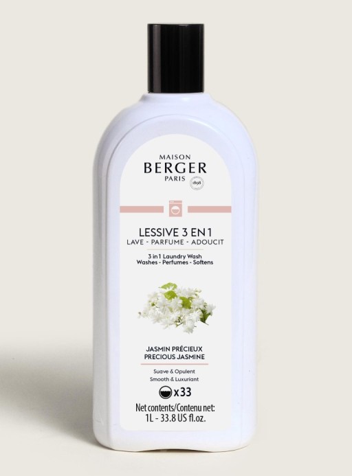 Detergent - parfum de rufe 3-in-1 Maison Berger Jasmin Precieux   30 doze  1 litru