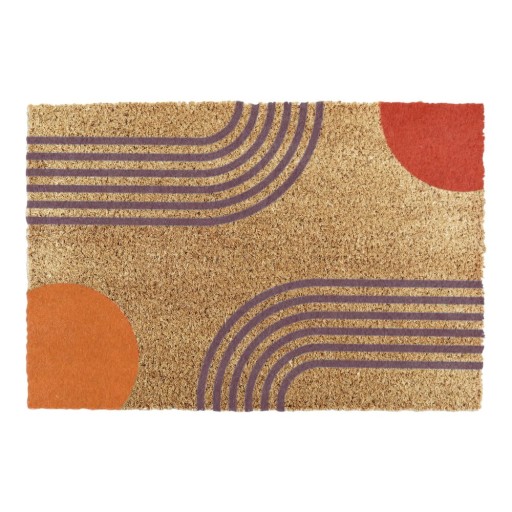 Covoraș de intrare din fibre de nucă de cocos 60x90 cm Colour Abstract – Artsy Doormats