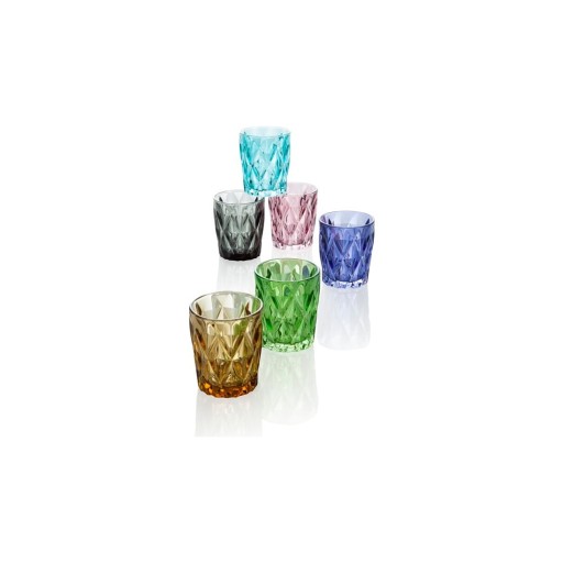 Set 6 pahare Diamante, 270 ml