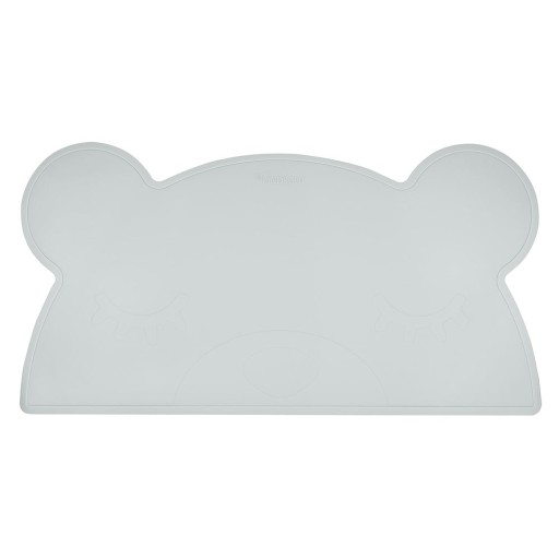 Suport din silicon pentru masă Kindsgut Bear, 48 x 25 cm, albastru deschis