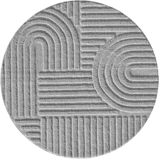 Covor gri deschis rotund ø 120 cm Art – Ayyildiz Carpets