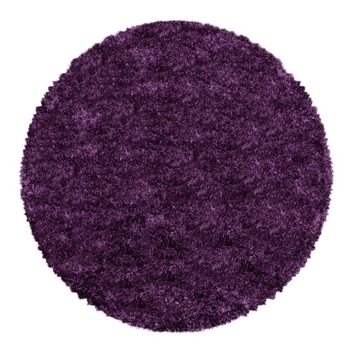 Covor violet rotund ø 160 cm Fluffy – Ayyildiz Carpets