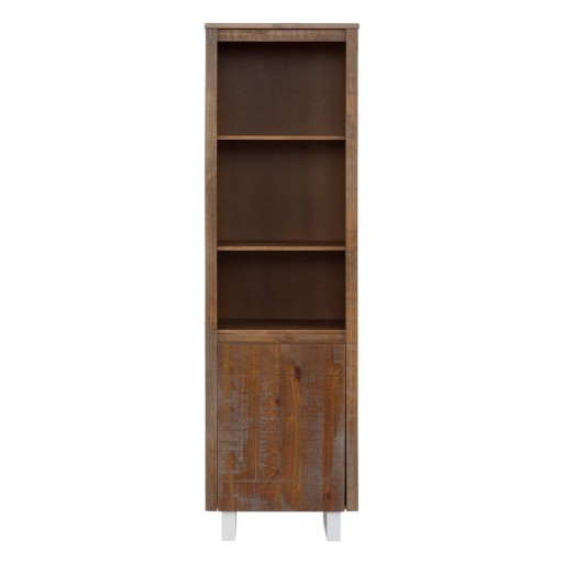 Bibliotecă în culoare naturală din lemn masiv de pin 55x180 cm Lagos - Støraa