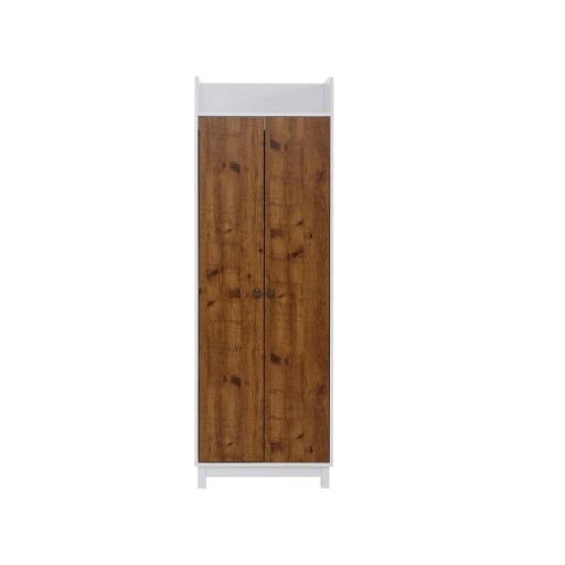 Șifonier alb cu aspect de lemn de stejar 62x180 cm Goslar - Støraa