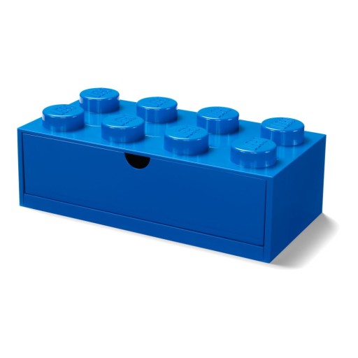 Cutie cu sertar pentru birou LEGO®, 31 x 16 cm, albastru