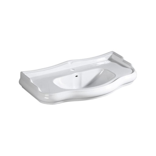 Chiuvetă albă din ceramică 100x54,5 cm Retro – Sapho