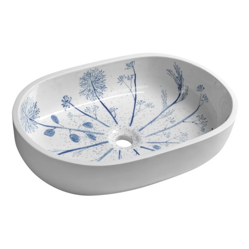 Chiuvetă albă din ceramică 60x40 cm Priori – Sapho