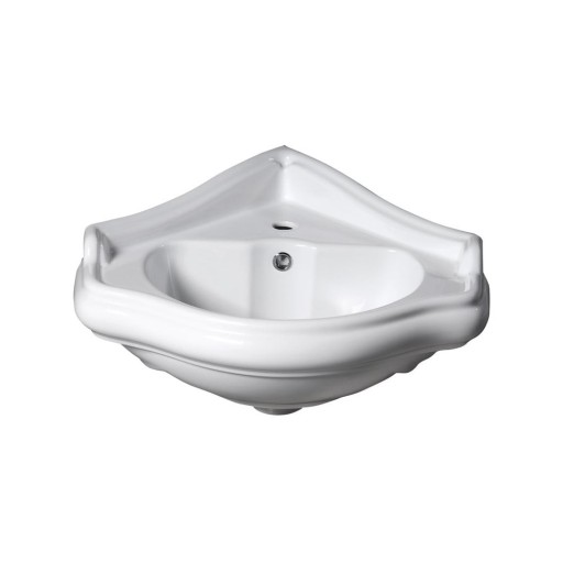Chiuvetă albă din ceramică 57,5x58 cm Retro – Sapho