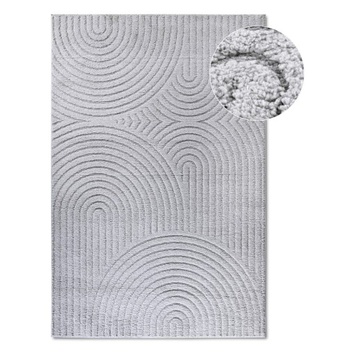 Covor gri deschis 120x170 cm Panglao New York Light Grey – Elle Decoration