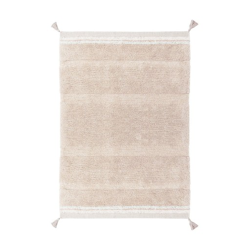 Covor roz deschis lavabil/țesut manual din bumbac 140x200 cm Bloom Rose – Lorena Canals