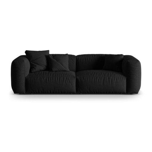 Canapea modulară neagră 240 cm Martina – Micadoni Home