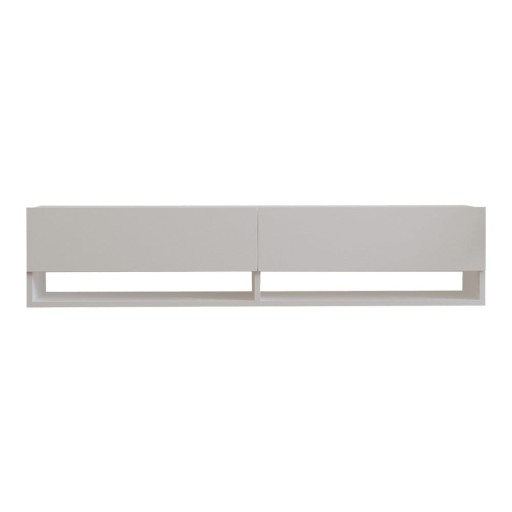 Comodă TV albă 141x31x30 cm Arges – Kalune Design