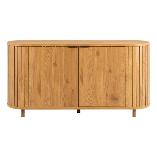 Comodă în culoare naturală cu aspect de lemn de stejar 160x80x45 cm Colima – Actona