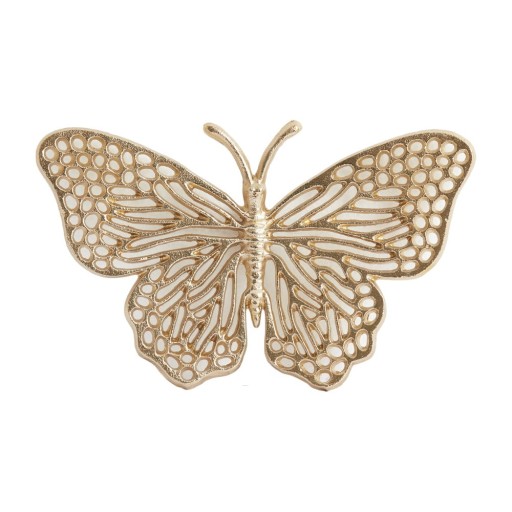 Decorațiune de perete din metal 26x16 cm Butterfly – Light & Living