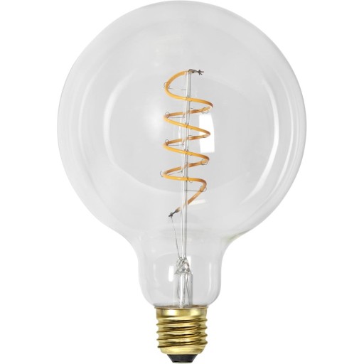 Bec LED/cu filament E27, cu lumină caldă și intensitate reglabilă 4 W Spiral Filament – Star Trading