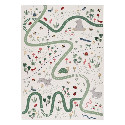 Covor de joacă pentru copii crem 123x180 cm Garden Life – Nattiot