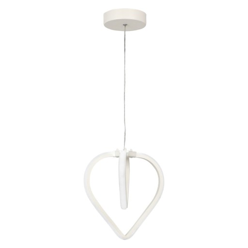 Lustră albă LED din metal ø 22 cm Sevinc – Squid Lighting