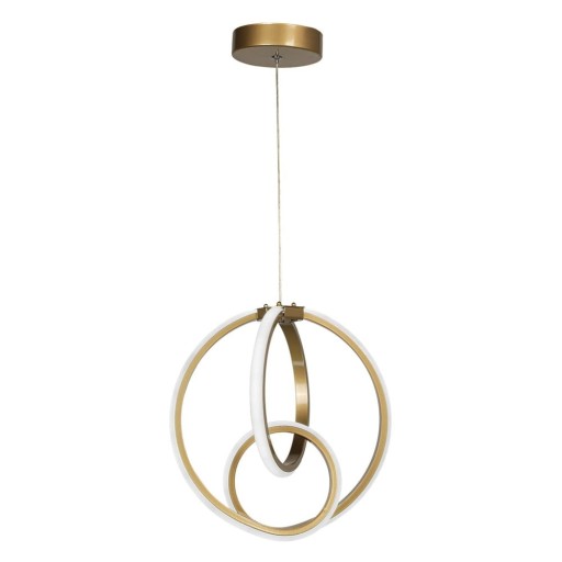 Lustră bronz LED din metal ø 28,5 cm Neo – Squid Lighting