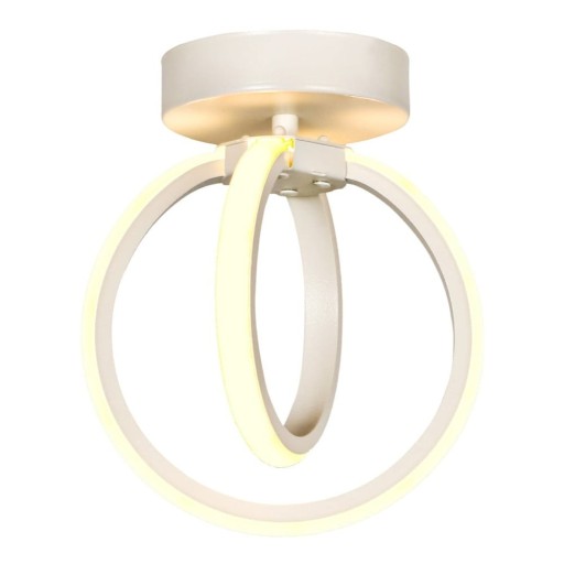 Plafonieră albă LED din metal Sezen – Squid Lighting