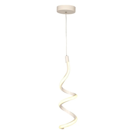 Lustră albă LED din metal ø 12 cm Hilton – Squid Lighting