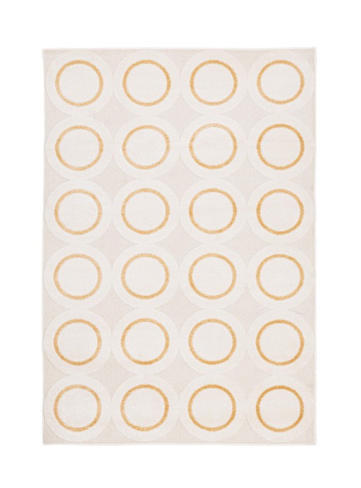 Covor Zina, Bizzotto, 160x230 cm, polipropilena/poliester, galben