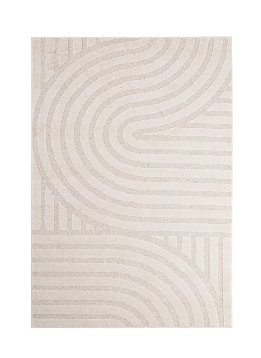 Covor Zina, Bizzotto, 160x230 cm, polipropilena/poliester, crem