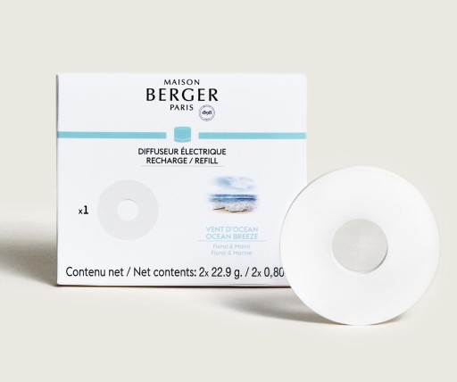 Rezerva ceramica pentru difuzor electric Maison Berger Nomade  Vent d'Ocean