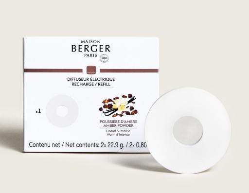 Rezerva ceramica pentru difuzor electric Maison Berger Nomade  Poussiere d'Ambre
