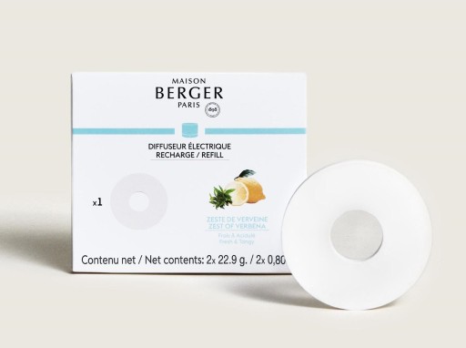 Rezerva ceramica pentru difuzor electric Maison Berger Nomade  Zeste de Verveine
