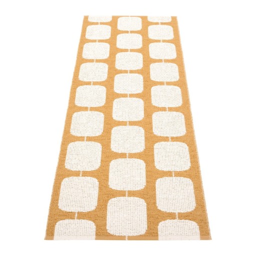 Covor tip traversă pentru interior și exterior galben ocru/crem 70x200 cm Sten Ochre – Pappelina