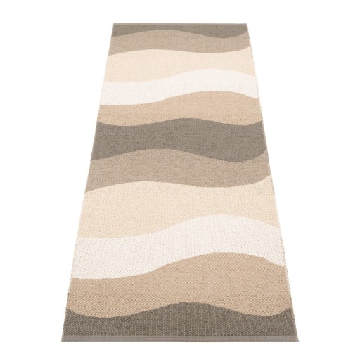 Covor tip traversă pentru interior și exterior maro/bej 70x200 cm Urvi Earth – Pappelina