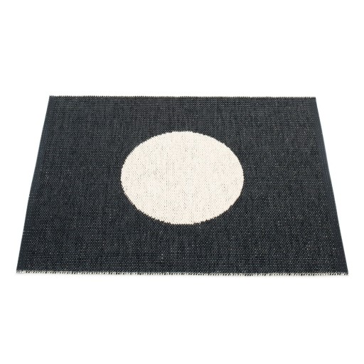 Covor pentru exterior și interior alb-negru 70x90 cm Vera Black – Pappelina