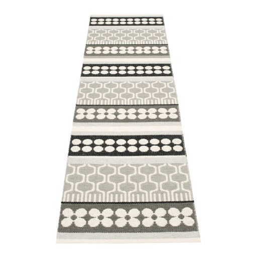 Covor tip traversă pentru interior și exterior gri/crem 70x270 cm Asta Warm Grey – Pappelina