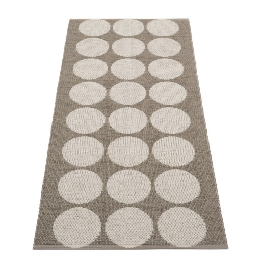 Covor tip traversă pentru interior și exterior maro/bej 70x160 cm Hugo Walnut Linen – Pappelina