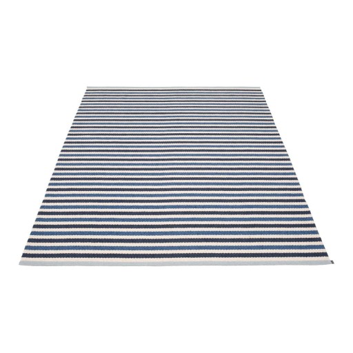Covor pentru exterior și interior albastru/crem 140x200 cm Teo Denim – Pappelina