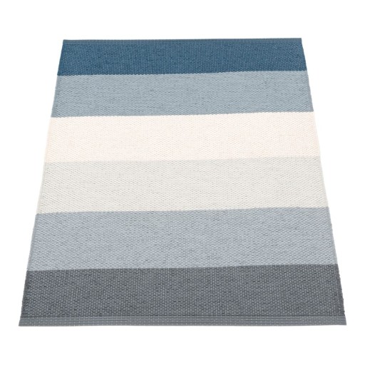 Covor pentru exterior și interior albastru/crem 70x100 cm Molly Ocean Grey – Pappelina