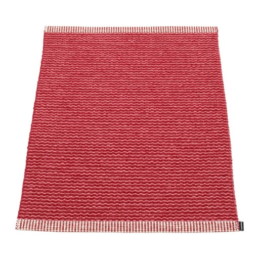 Covor pentru exterior și interior roșu 60x85 cm Mono Blush – Pappelina