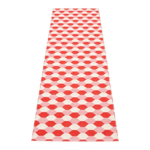 Covor tip traversă pentru interior și exterior roșu 70x250 cm Dana Coral – Pappelina