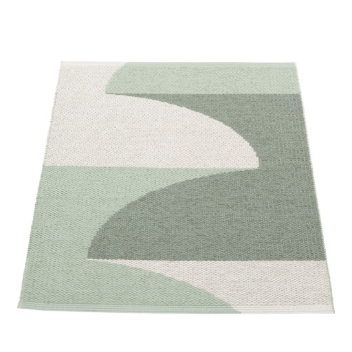 Covor pentru exterior și interior verde 70x90 cm Hill Army Misty Mint – Pappelina