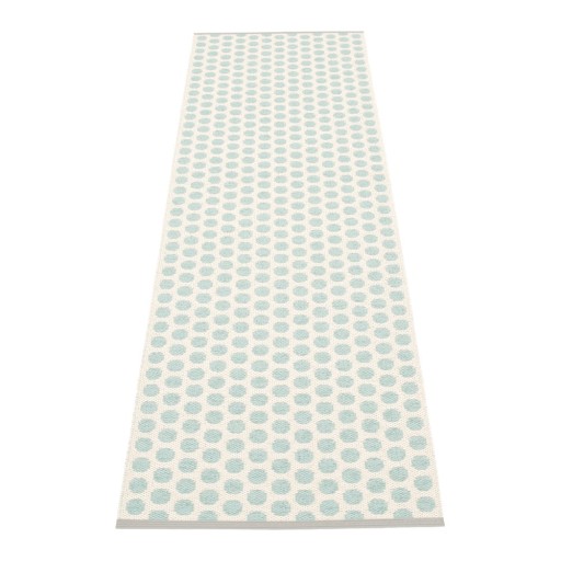 Covor tip traversă pentru interior și exterior verde mentă 70x250 cm Noa Pale Turquoise – Pappelina