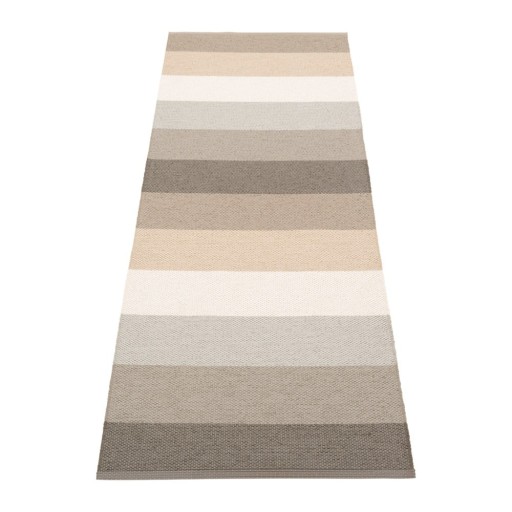 Covor tip traversă pentru interior și exterior gri/bej 70x200 cm Molly Clay – Pappelina