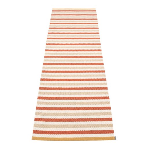 Covor tip traversă pentru interior și exterior cărămiziu/crem 70x240 cm Teo Brick – Pappelina