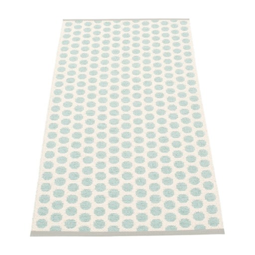 Covor tip traversă pentru interior și exterior verde mentă 70x150 cm Noa Pale Turquoise – Pappelina