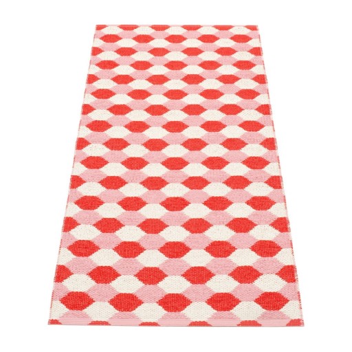 Covor tip traversă pentru interior și exterior roșu 70x160 cm Dana Coral – Pappelina